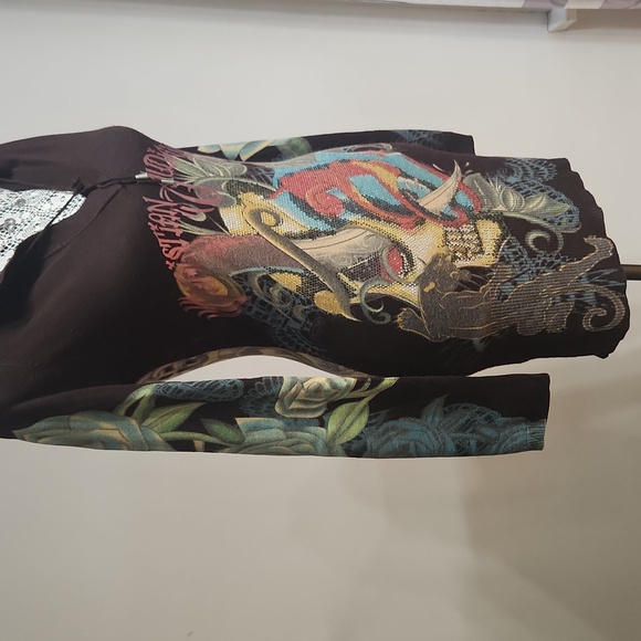 [L] Christian Audigier brown tunic - Picture 3 of 8